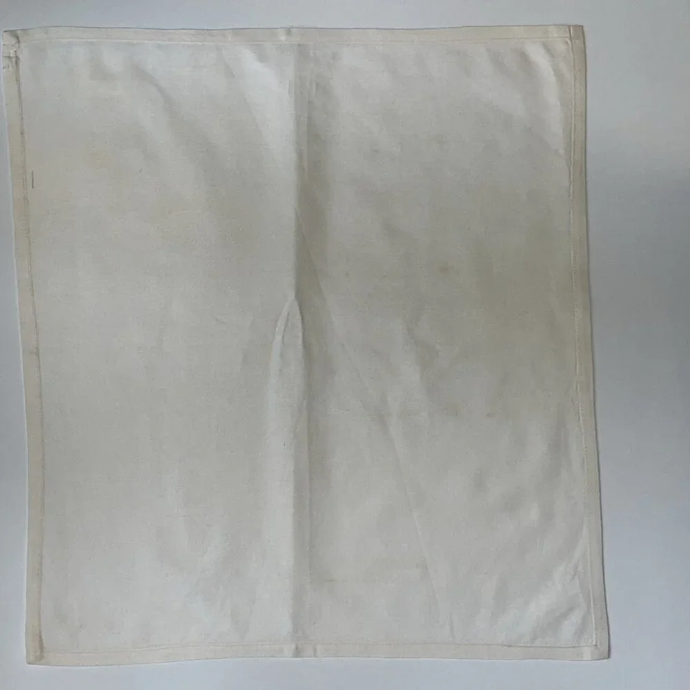 🤍✨ Off-White Cotton Fabric Napkins | Set of 4